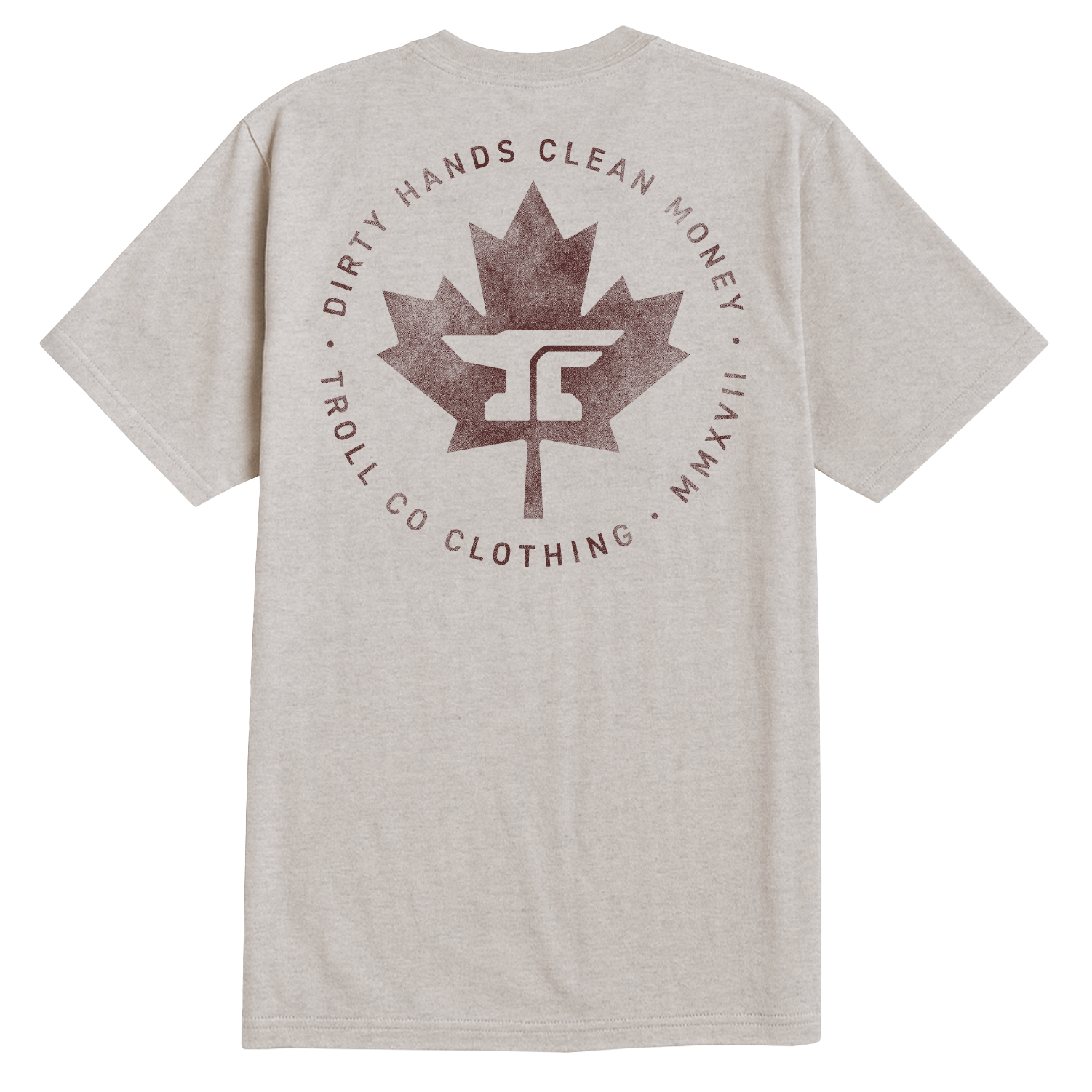 Men's DHCM Anvil Leaf T-Shirt - Color: Sand Heather
