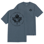 Men's DHCM Anvil Leaf T-Shirt - Color: Slate Blue Heather