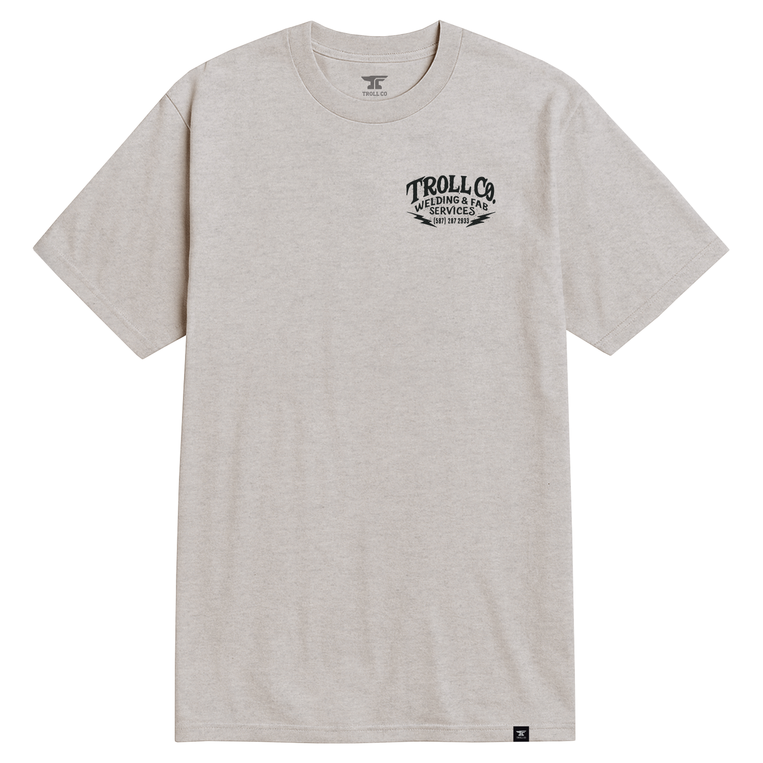 Men's Welders Dog Canada T-Shirt - Color: Sand Heather