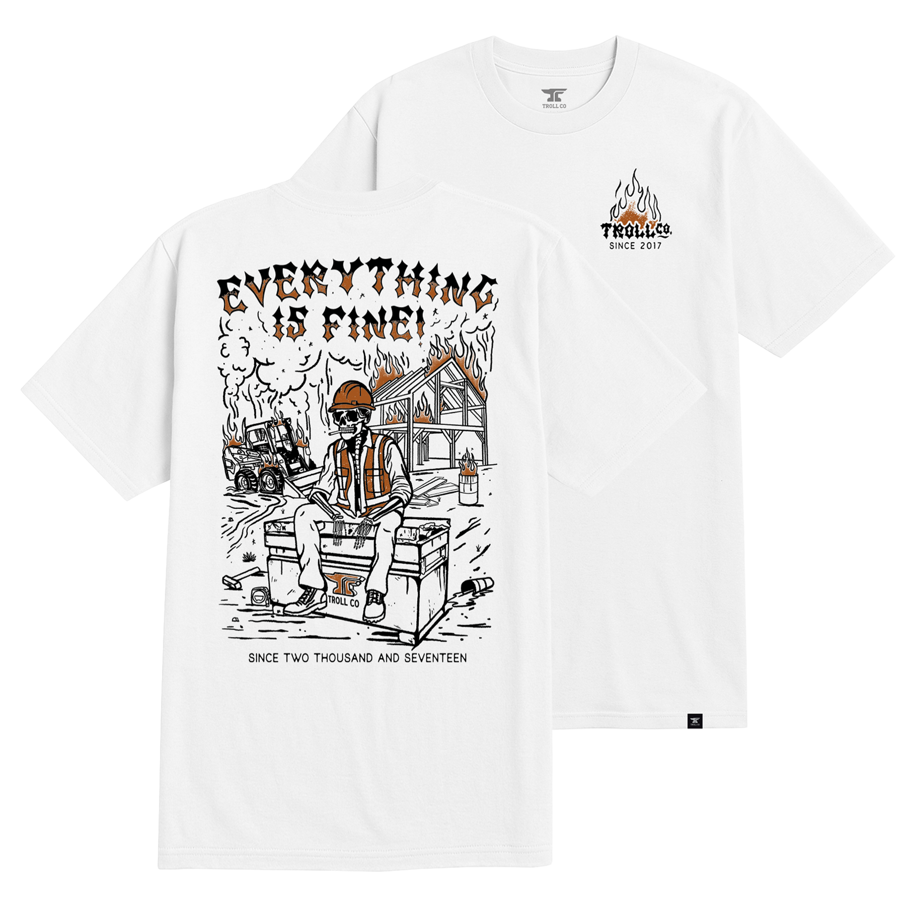 Men's EIF Jobsite T-Shirt - Color: White