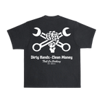 Men's DHCM Clutch Heavyweight Pigment Dye T-Shirt - Color: Black