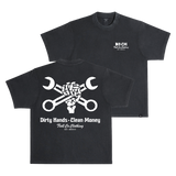 Men's DHCM Clutch Heavyweight Pigment Dye T-Shirt - Color: Black