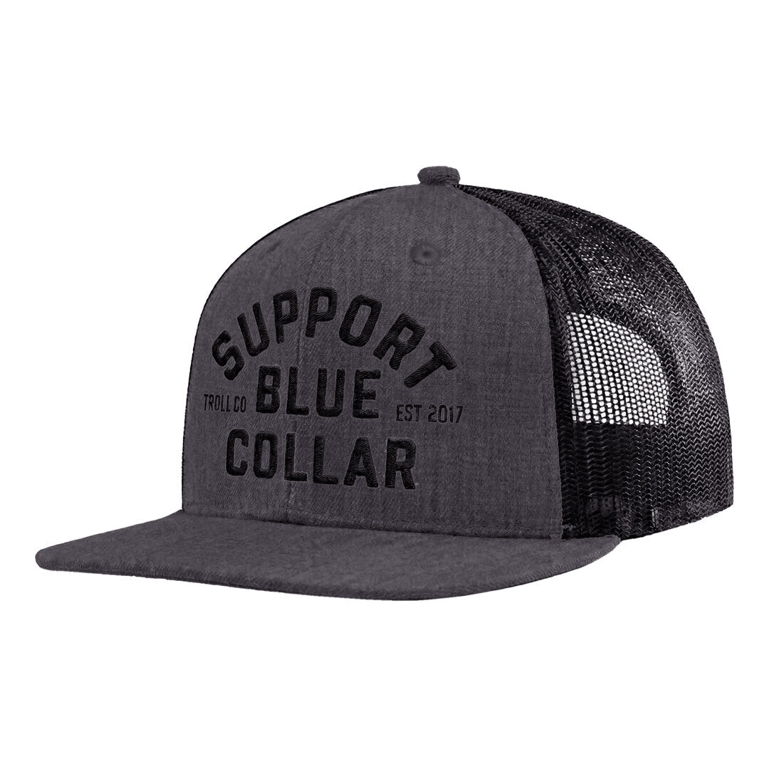 SBC Billboard Flat Brim Trucker - (January Subscription) - Color: Black