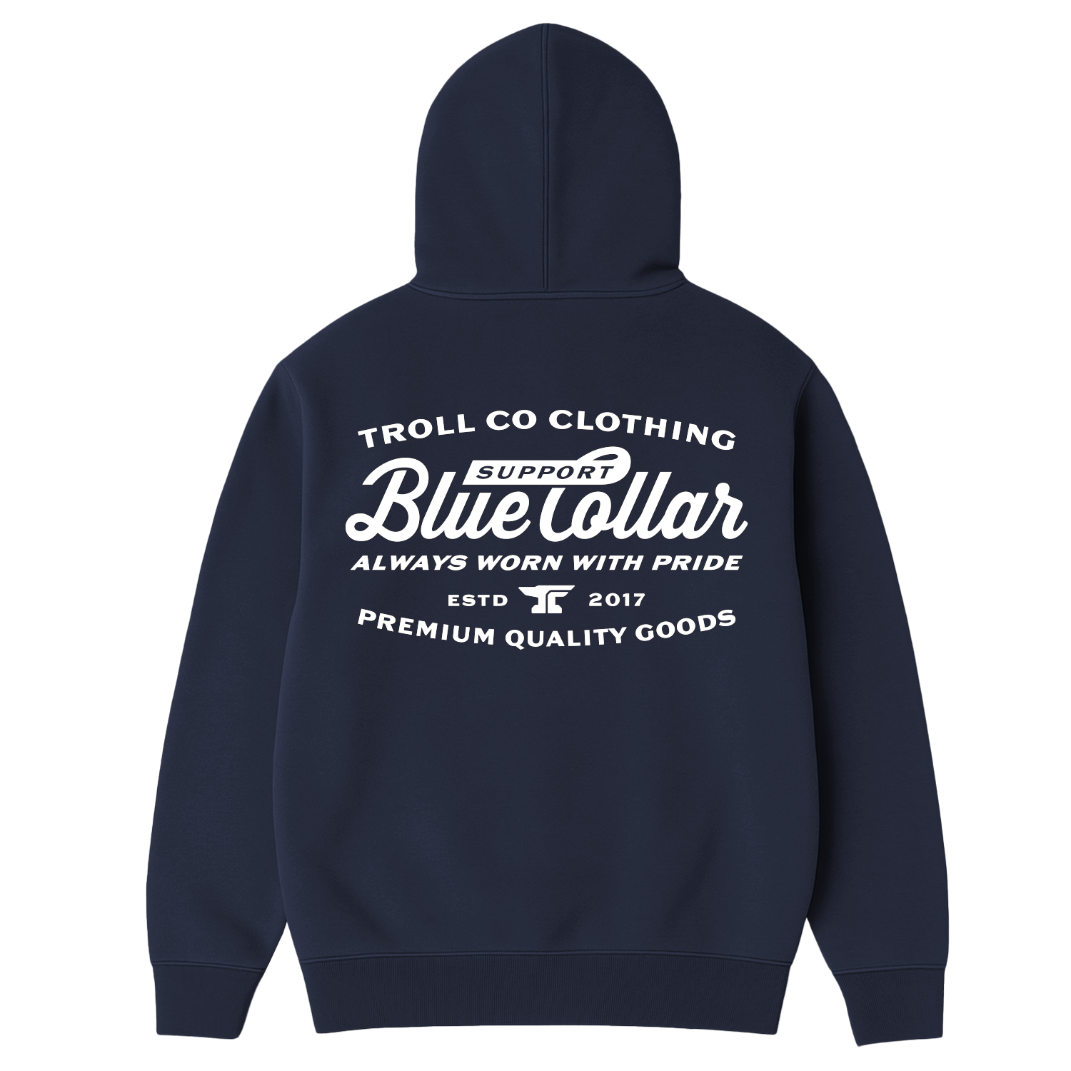 Men's SBC Worn Proud Hoodie - Color: Navy