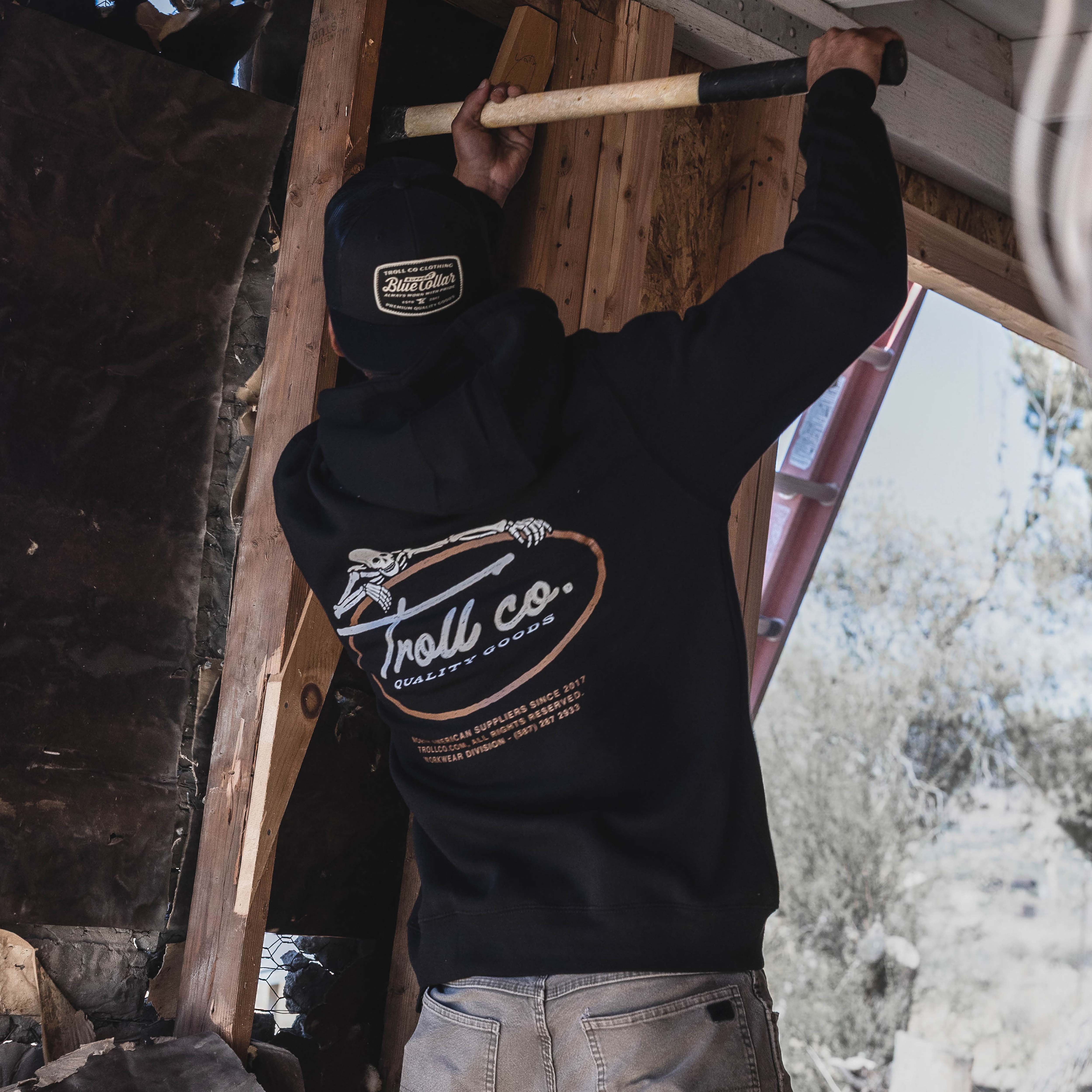 Men's Quality Goods Hoodie | Color: Black