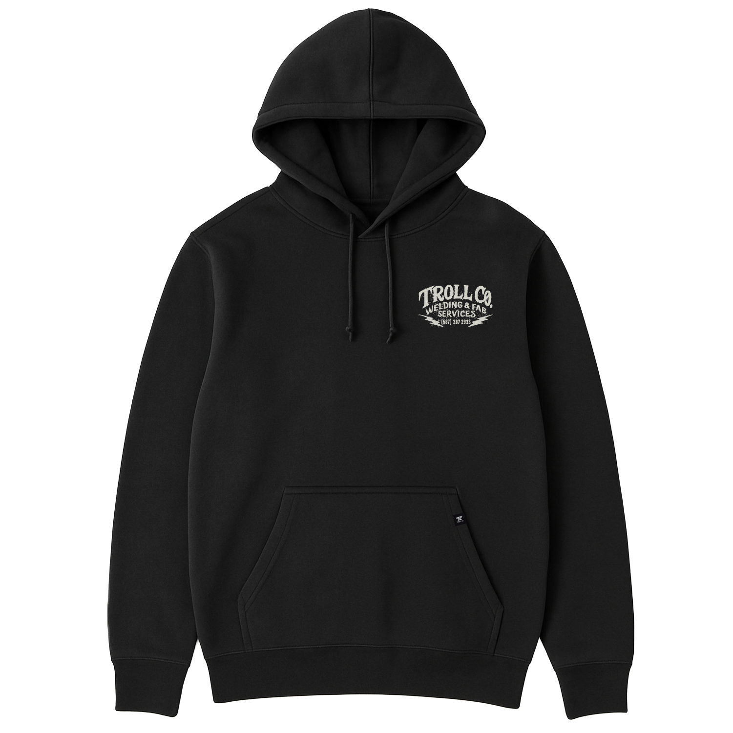 Men's Welders Dog Canada Hoodie - Color: Black