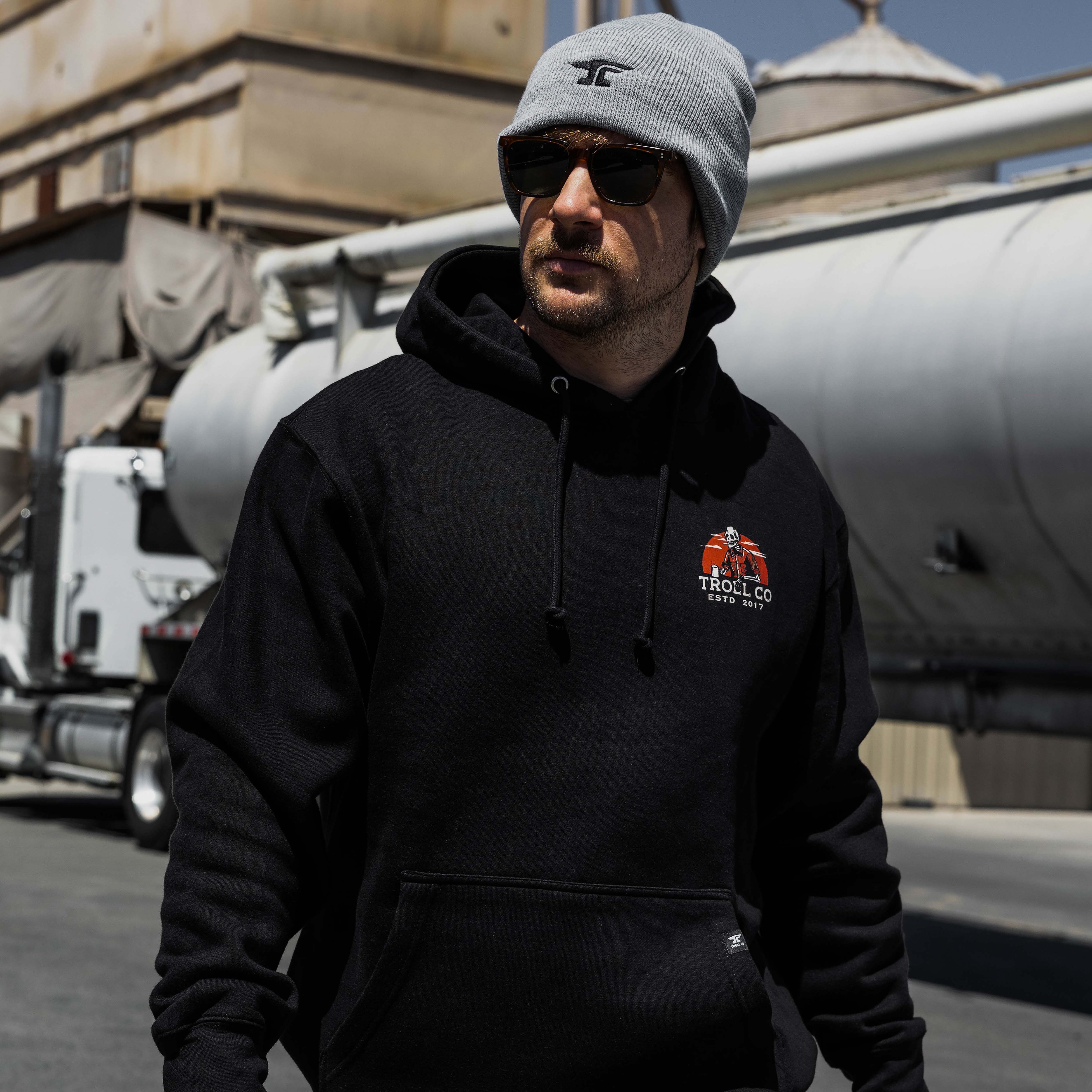 Men's SBC Oil Rig Hoodie | Color: Black