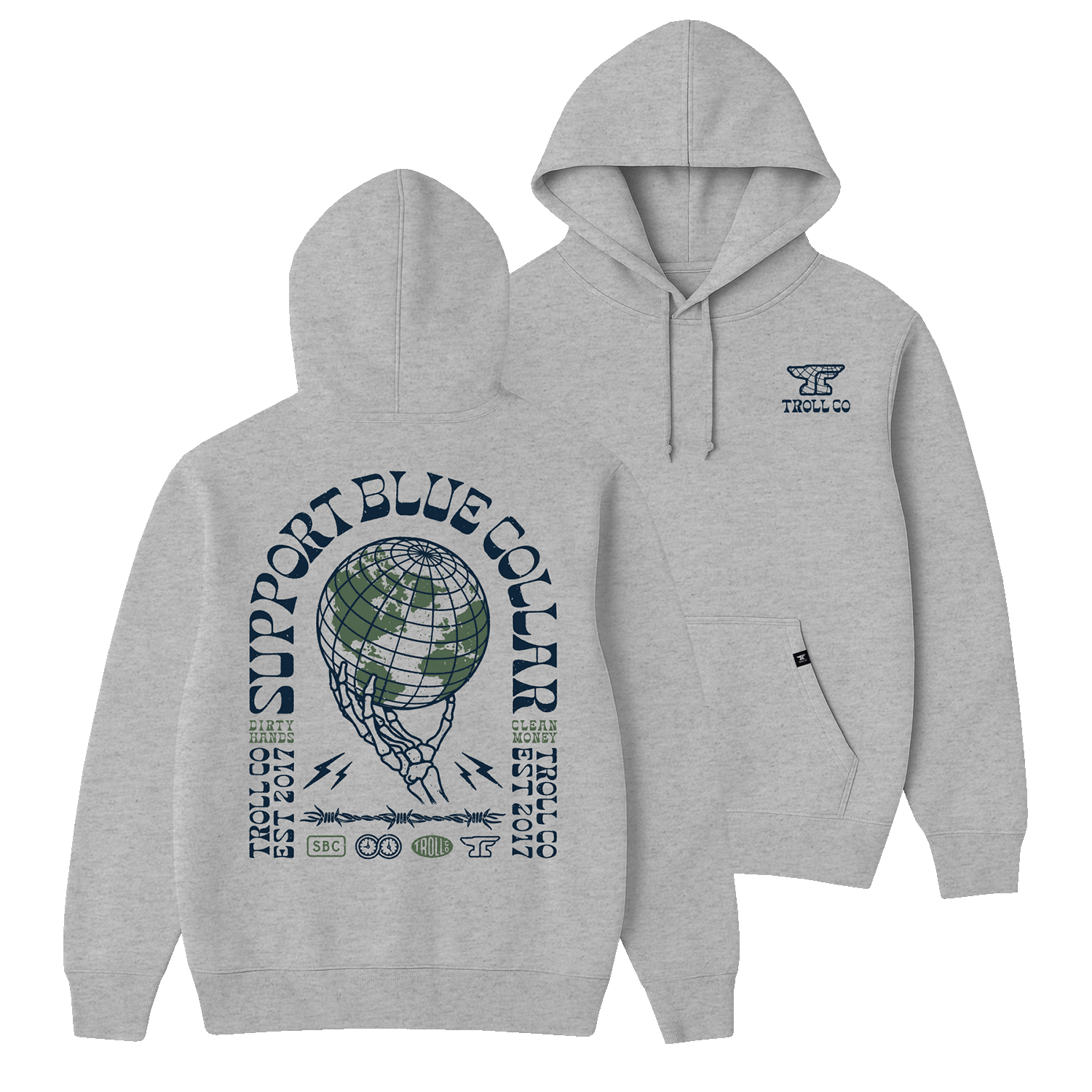 Men's SBC Global Hoodie - Color: Gray Heather