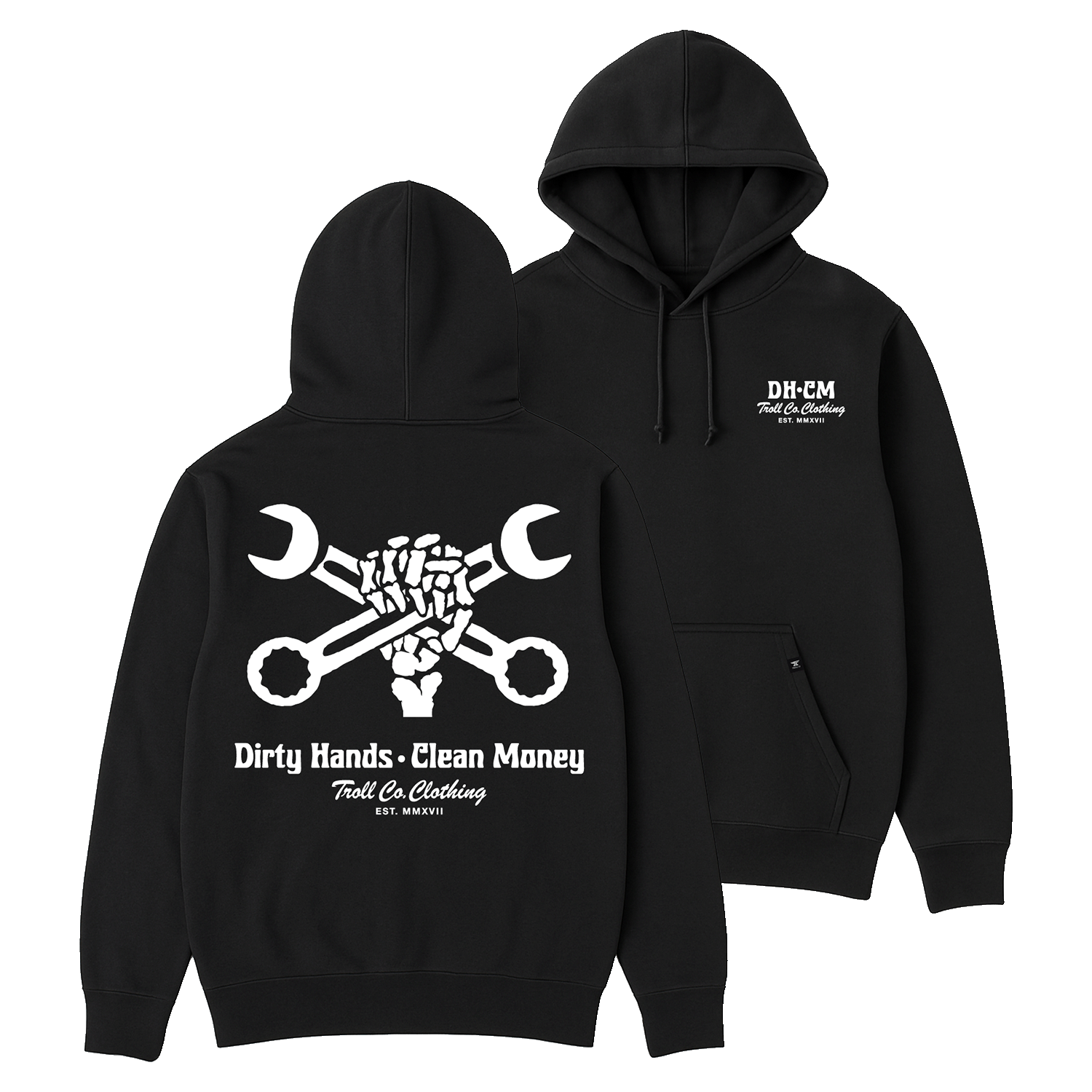 Men's DHCM Clutch Hoodie - Color: Black