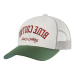 BC Bottoms Up Curved Brim Trucker Hat - Color: Natural Pine