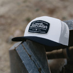 SBC Worn Proud Curved Brim Trucker Hat | Color: Natural Black