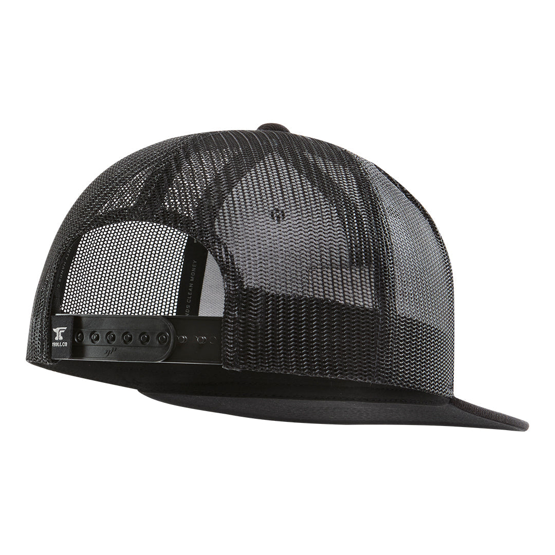 Riser Trucker Hat - Color: Black