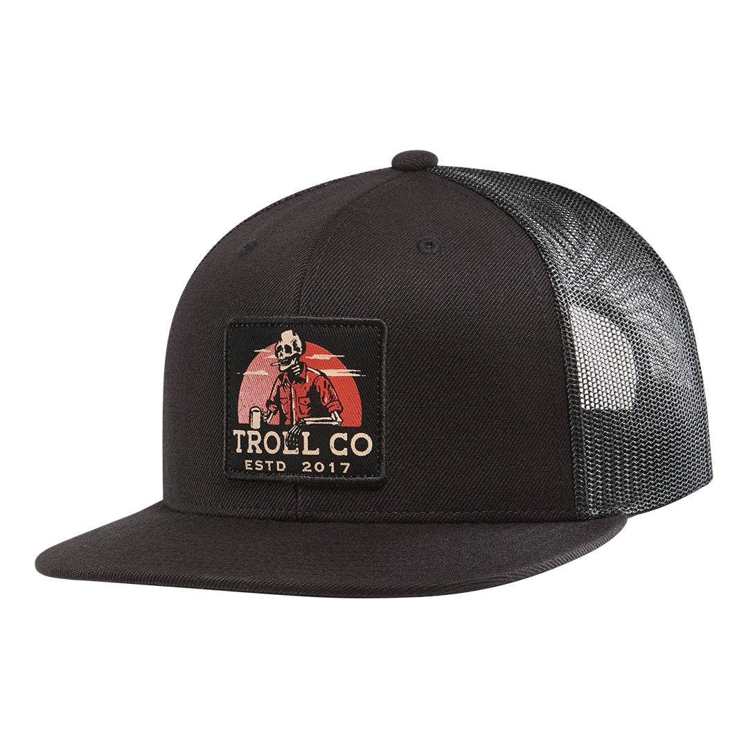 Riser Trucker Hat - Color: Black