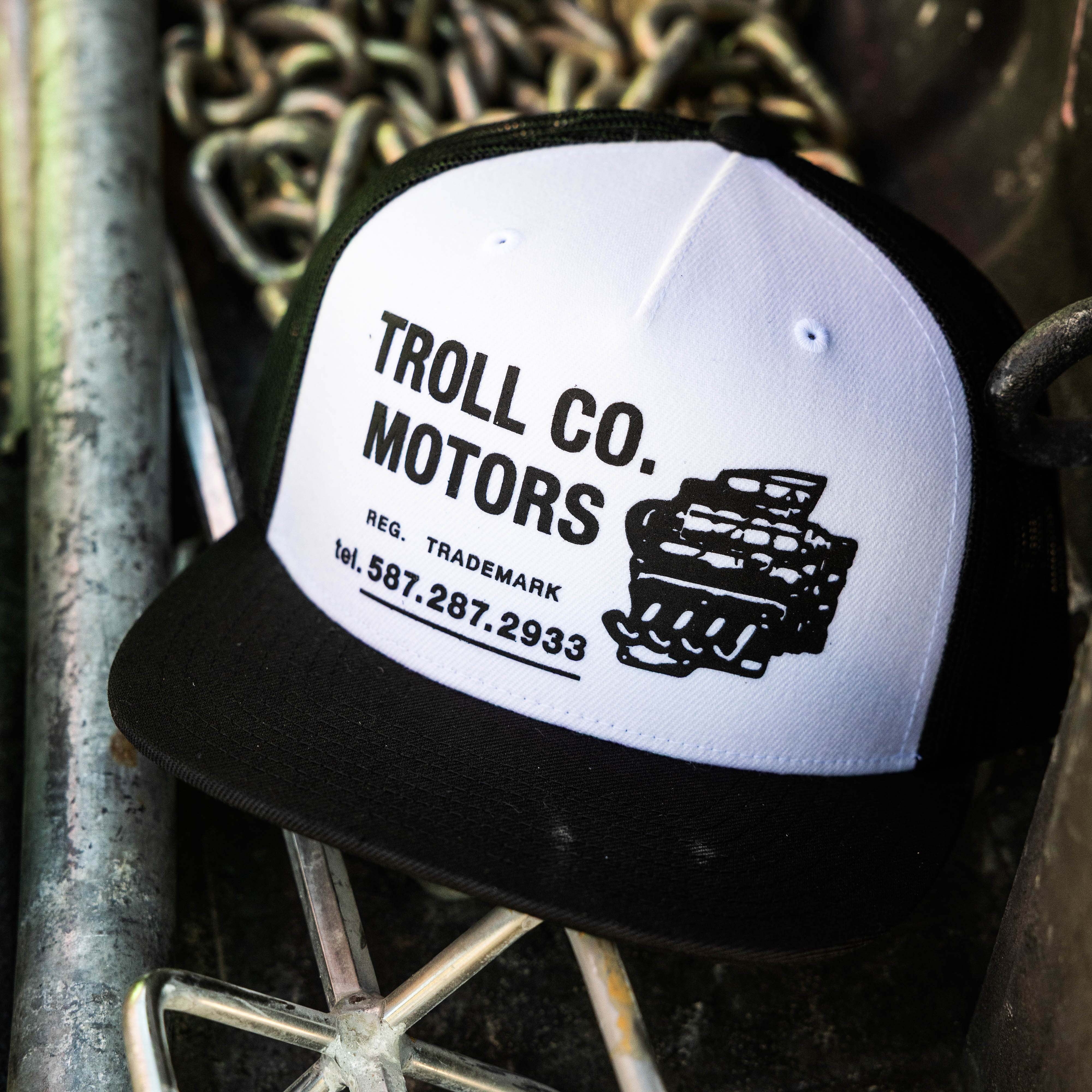 TCO Motors Hat | Color: White Black