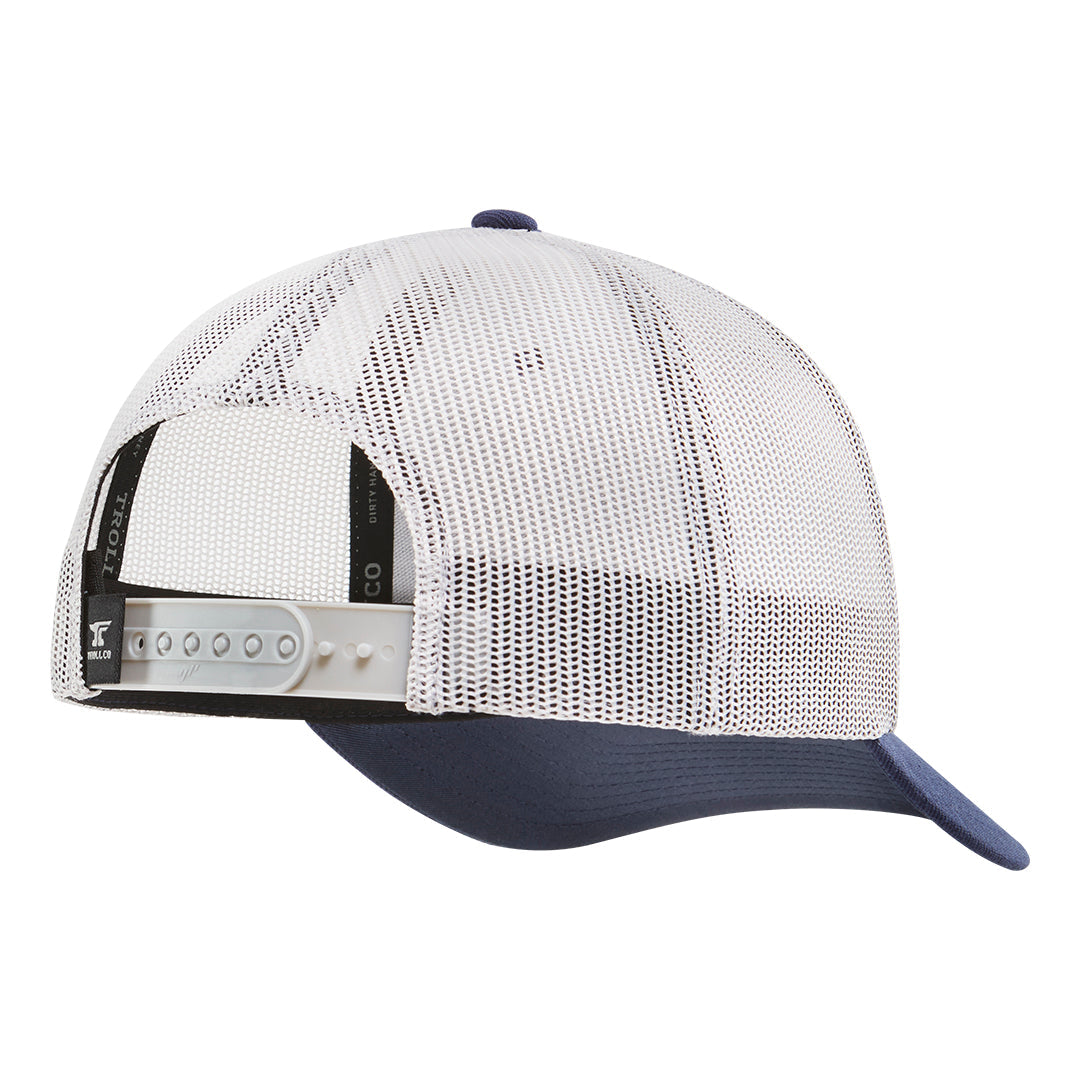 TCO Motors Curved Brim Hat - Color: Navy White