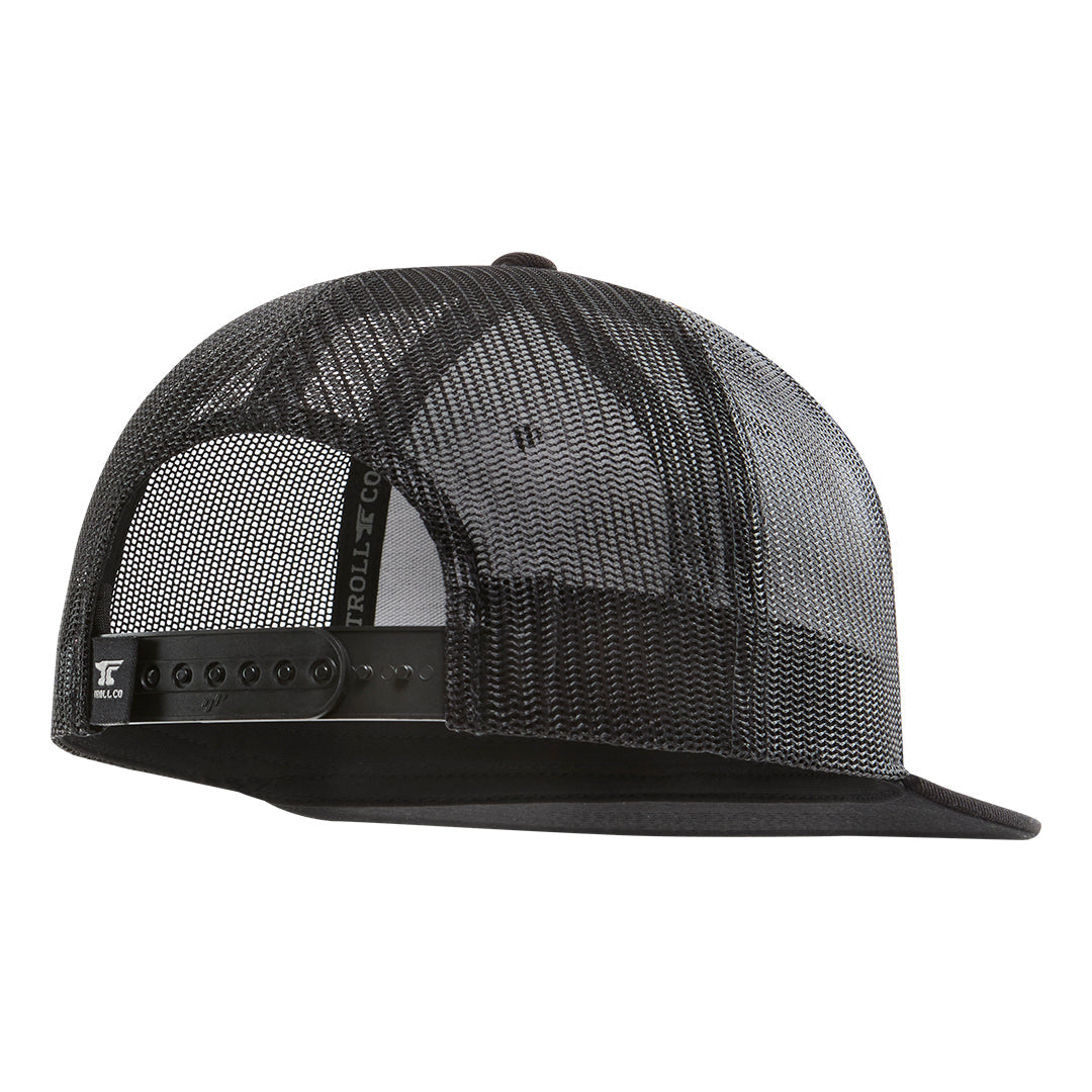 9 To 5 Trucker Hat - Color: Black