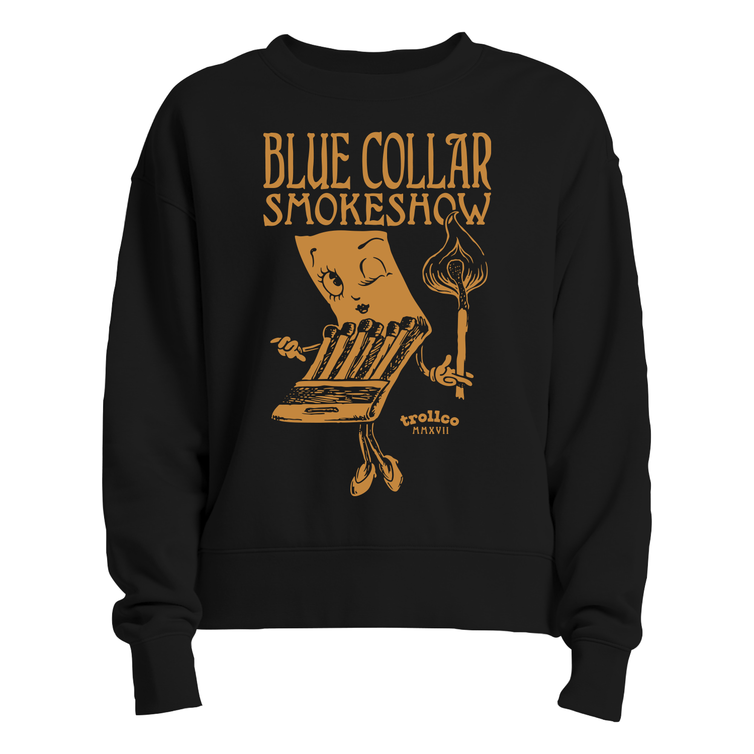 Women's BC Smokeshow Crew - Color: Black