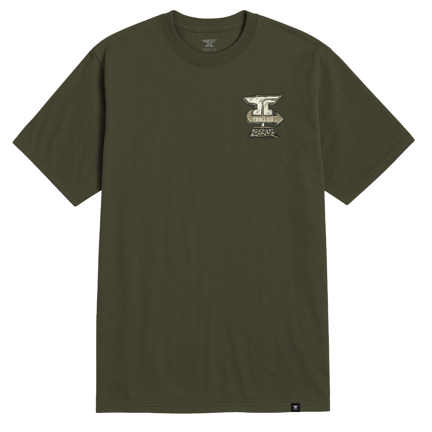 Men's Days Off Lodge T-Shirt - Color: Military Green