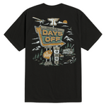 Men's Days Off Lodge T-Shirt - Color: Black