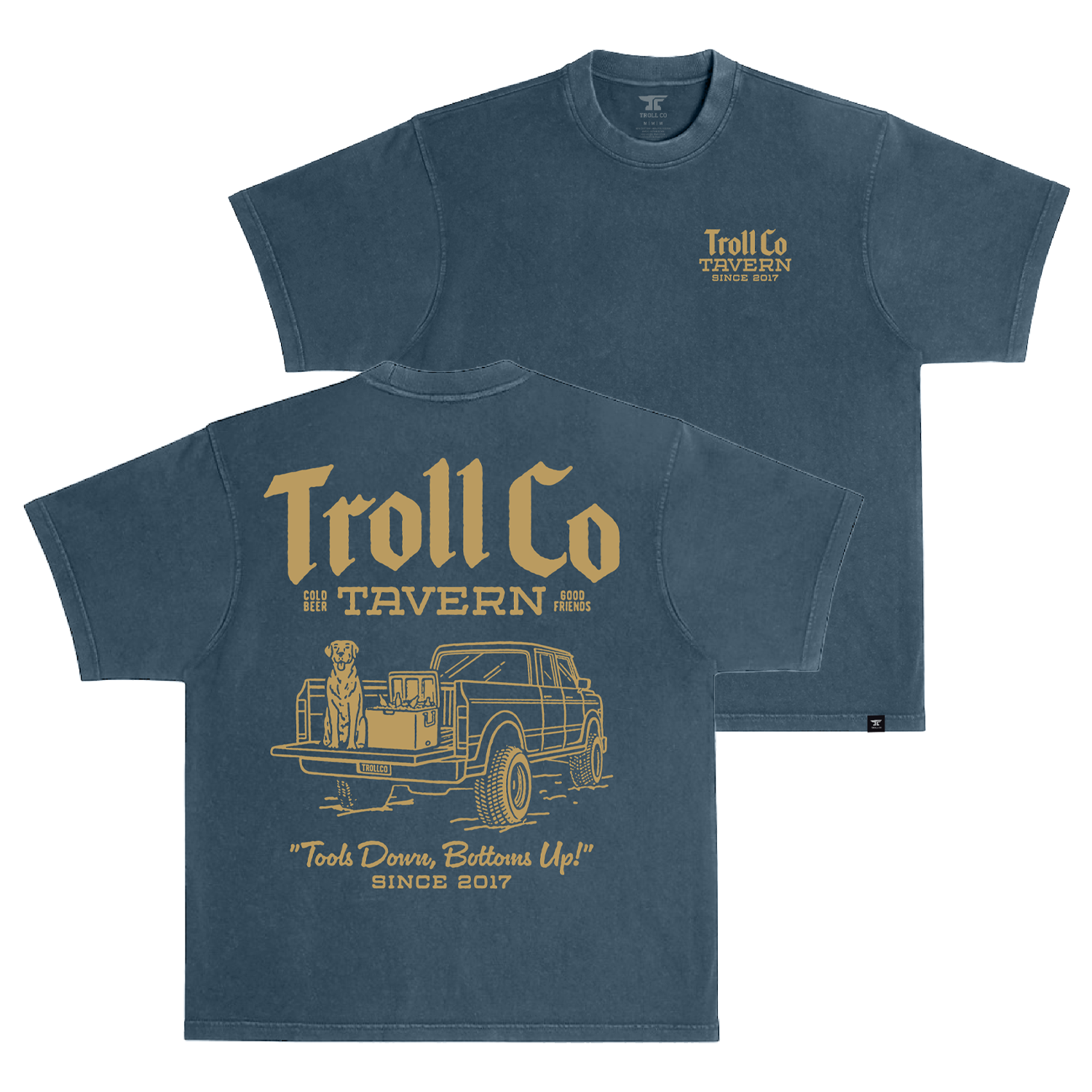 Men's Tavern Heavyweight Pigment Dye T-Shirt - Color: Midnight Navy