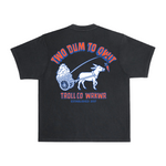 Men's Two Dum Heavyweight Pigment Dye T-Shirt - Color: Black