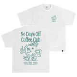 Men's Coffee Day Heavyweight Pigment Dye T-Shirt - Color: White