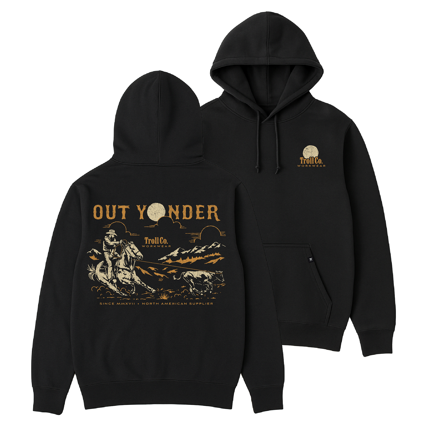 Men's Out Yonder Hoodie - Color: Black