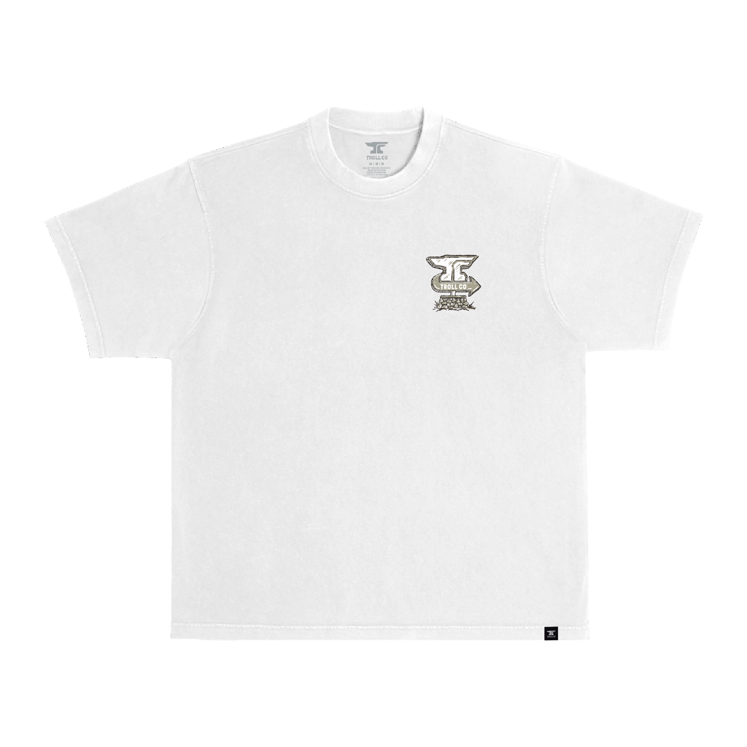 Men's Days Off Lodge Heavyweight Pigment Dye T-Shirt - Color: White
