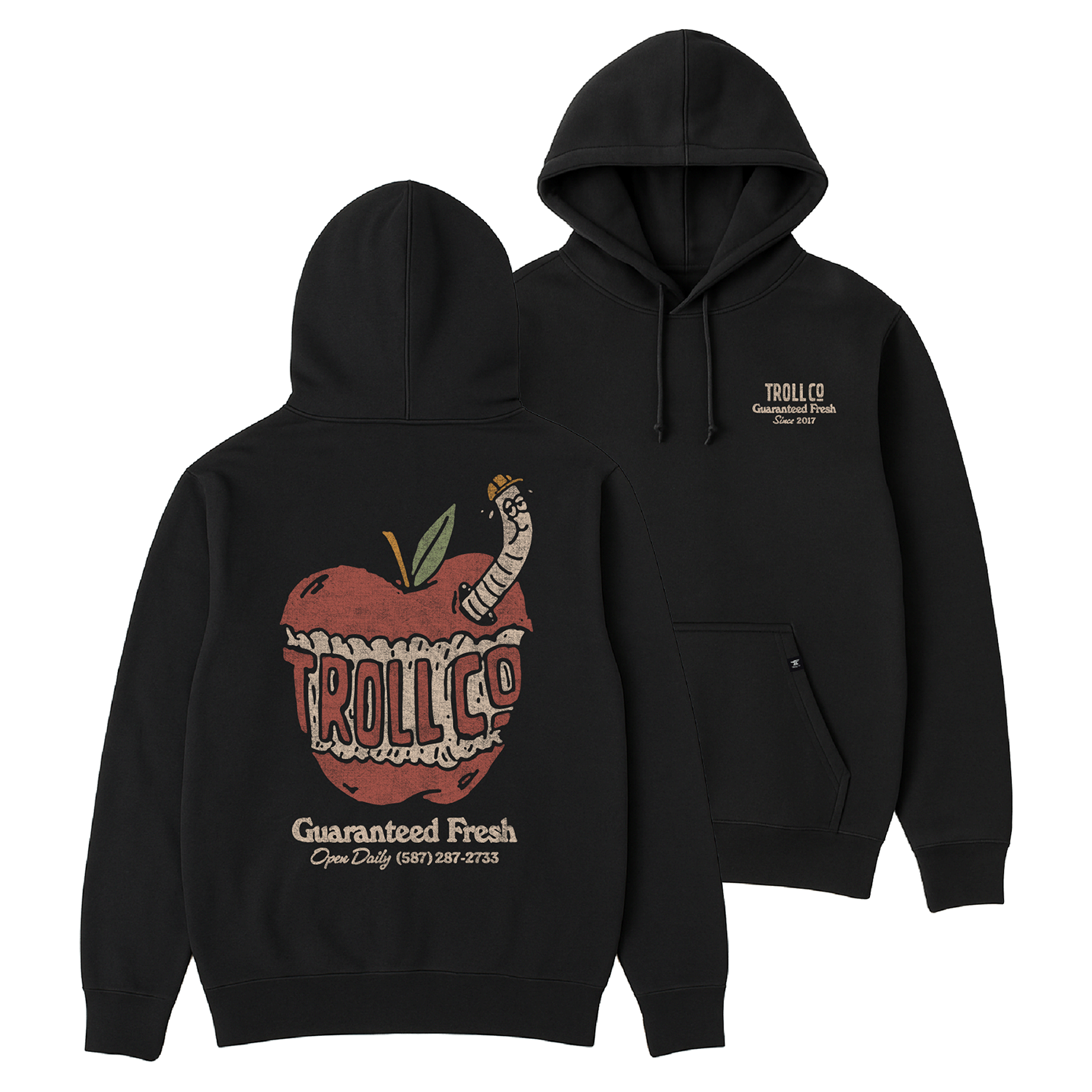 Men's Guaranteed Fresh Hoodie - Color: Black