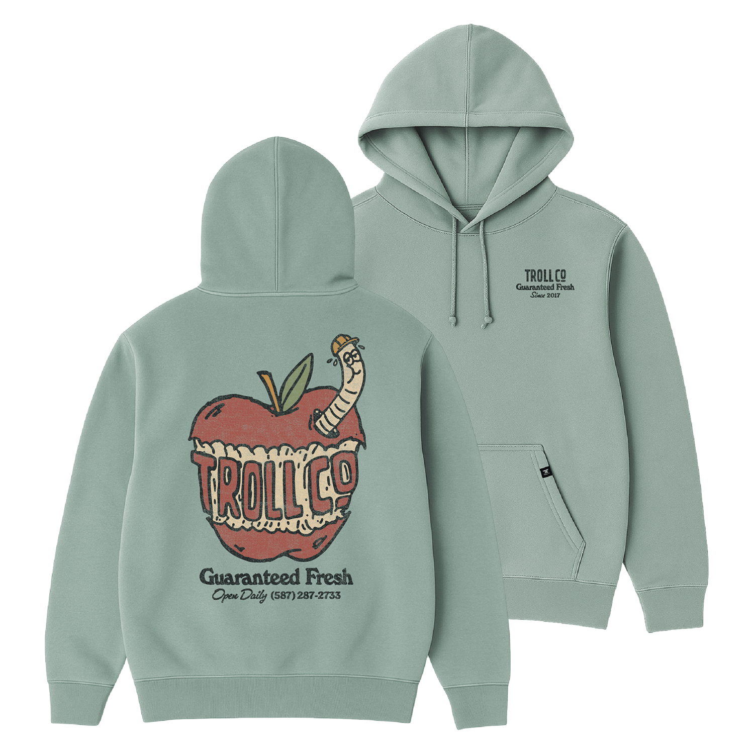 Men's Guaranteed Fresh Hoodie - Color: Sage