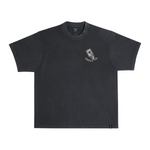 Men's Hard Luck Heavyweight Pigment Dye T-Shirt - Color: Black