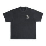Men's Hard Luck Heavyweight Pigment Dye T-Shirt - Color: Black