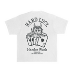 Men's Hard Luck Heavyweight Pigment Dye T-Shirt - Color: White