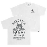 Men's Hard Luck Heavyweight Pigment Dye T-Shirt - Color: White