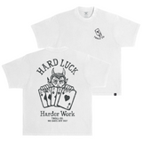 Men's Hard Luck Heavyweight Pigment Dye T-Shirt - Color: White