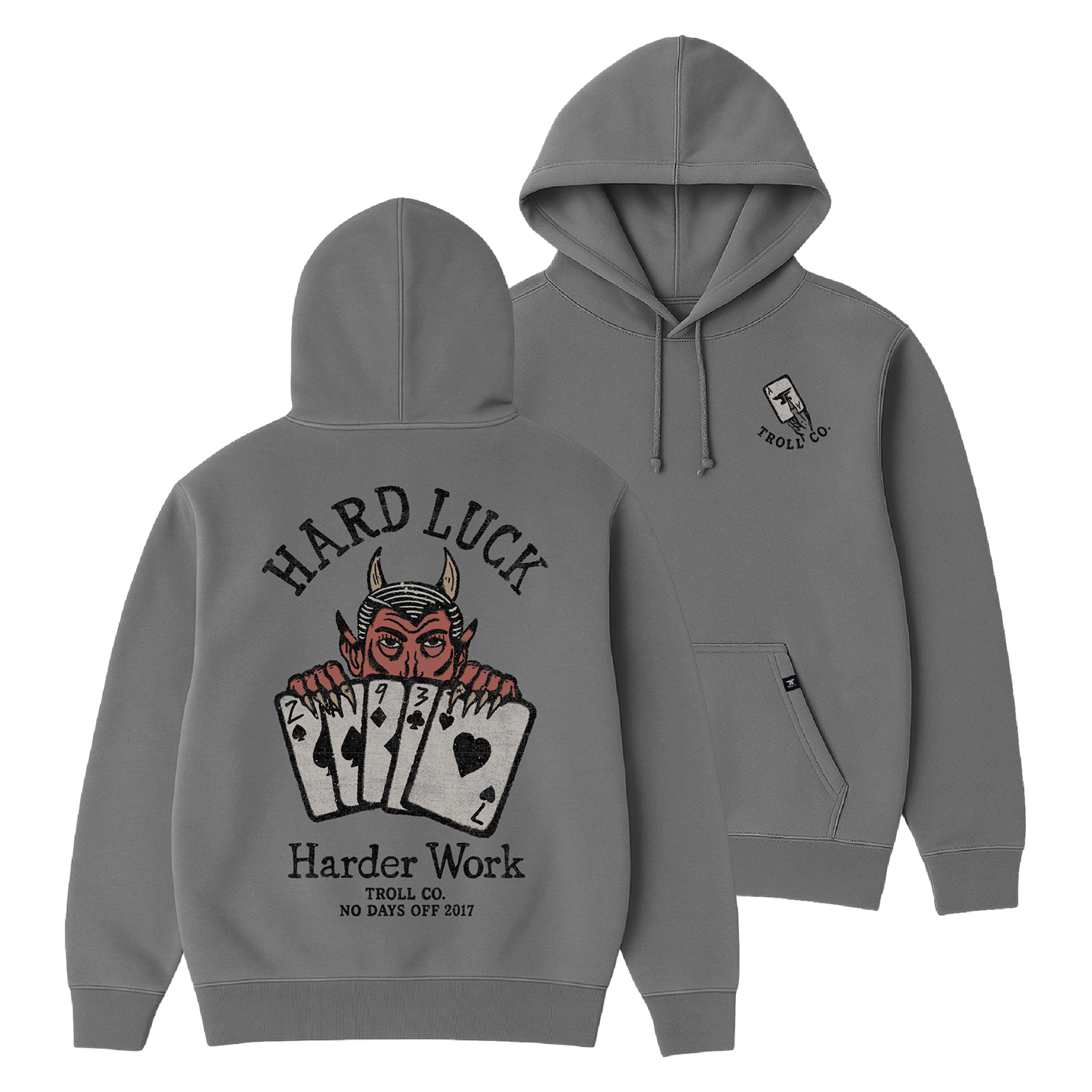 Men's Hard Luck Hoodie - Color: Storm