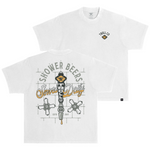 Men's Shower Beers Heavyweight Pigment Dye T-Shirt - Color: White