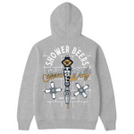 Men's Shower Beers Hoodie - Color: Gray Heather