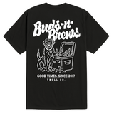 Men's Buds N Brews T-Shirt - Color: Black