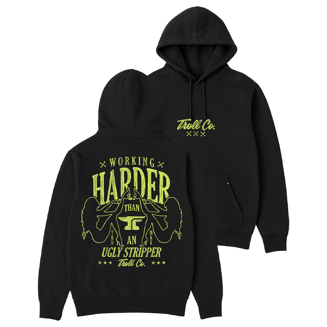 Men's WHUS Glow Hoodie - Color: Black