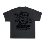Men's Lube Dude Heavyweight Pigment Dye T-Shirt - Color: Black