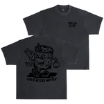 Men's Lube Dude Heavyweight Pigment Dye T-Shirt - Color: Black
