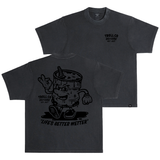 Men's Lube Dude Heavyweight Pigment Dye T-Shirt - Color: Black