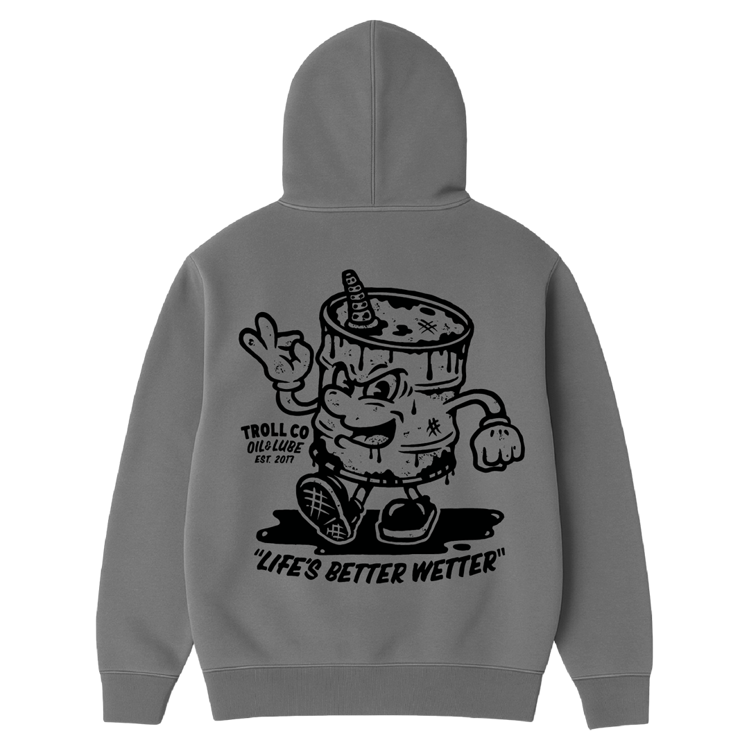 Men's Lube Dude Hoodie - Color: Storm