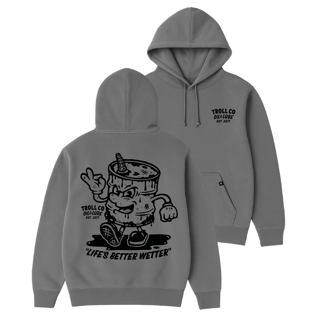 Men's Lube Dude Hoodie - Color: Storm