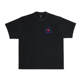 Men's Drummer Girl Heavyweight T-Shirt - Color: Black