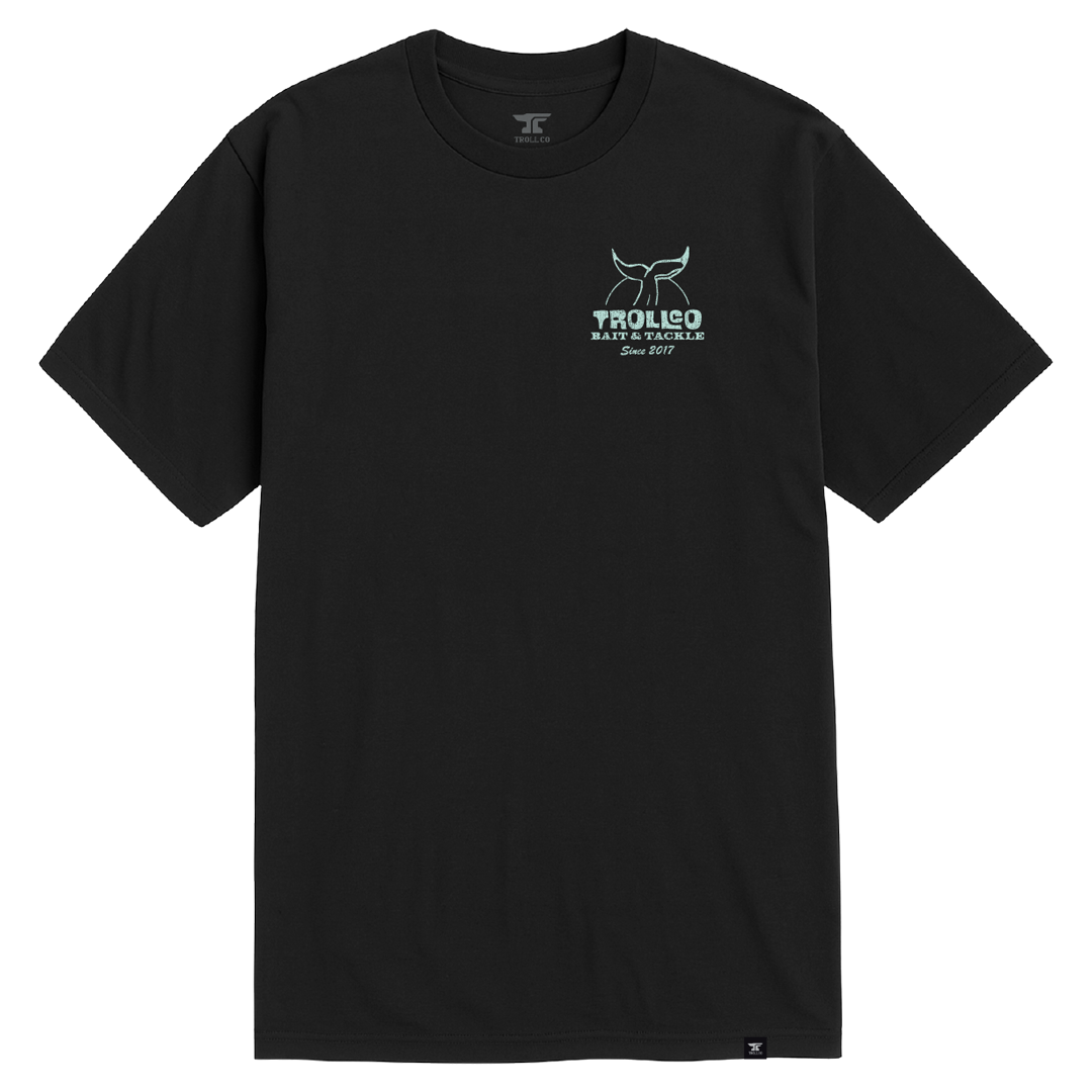 Men's Bait & Tackle T-Shirt - Color: Black
