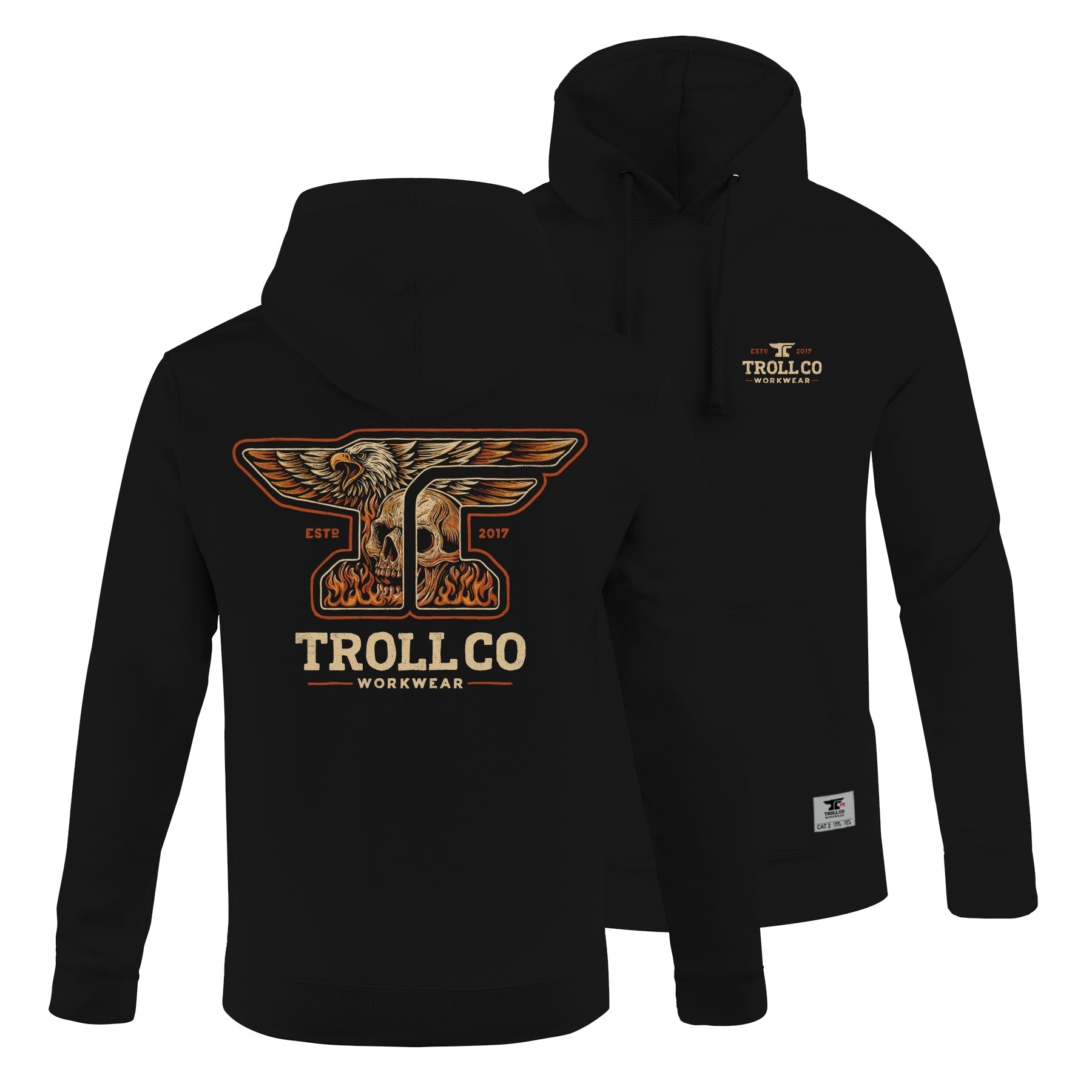 Men's Fire Forged FR Hoodie - Color: Black