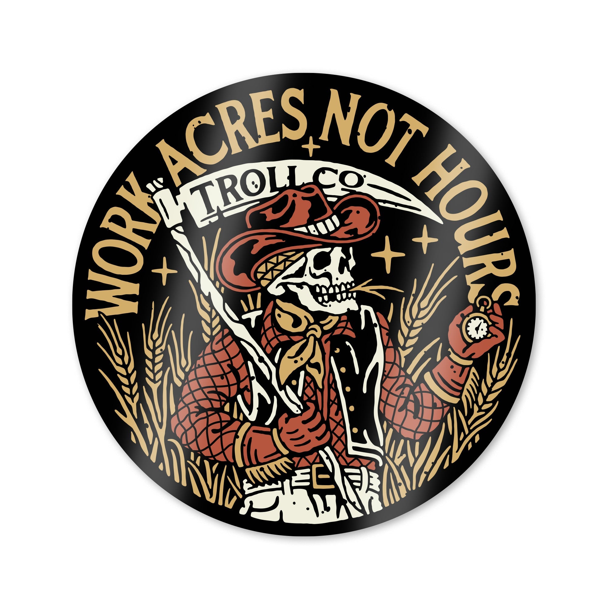 Work Acres Sticker