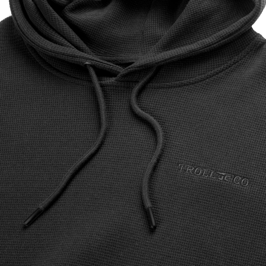 Men's DHCM Thermal Hoodie | Color: Black